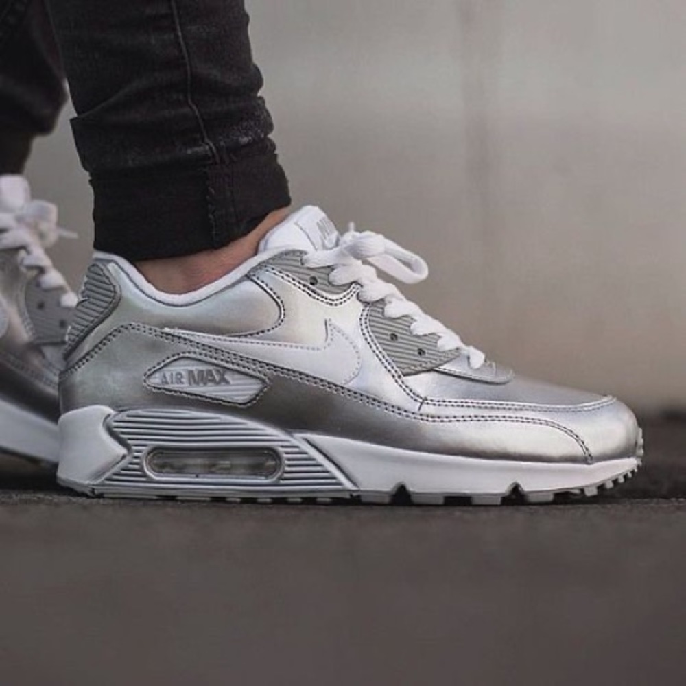 Silver Nike Air Max